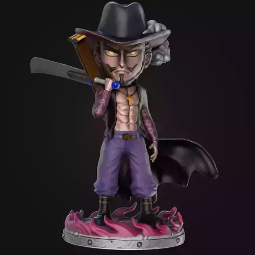 Dracule Mihawk Chibi 