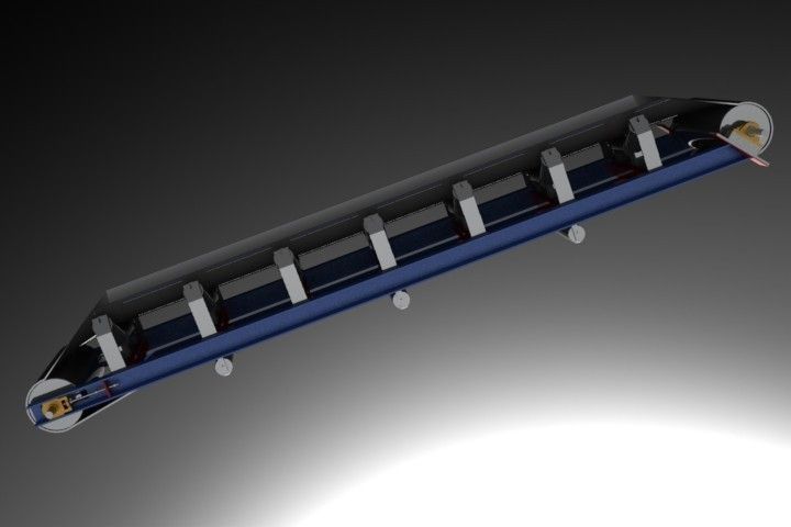 Conveyor battery pack 3D model_1