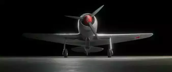 LA-7 Soviet Fighter Plane 