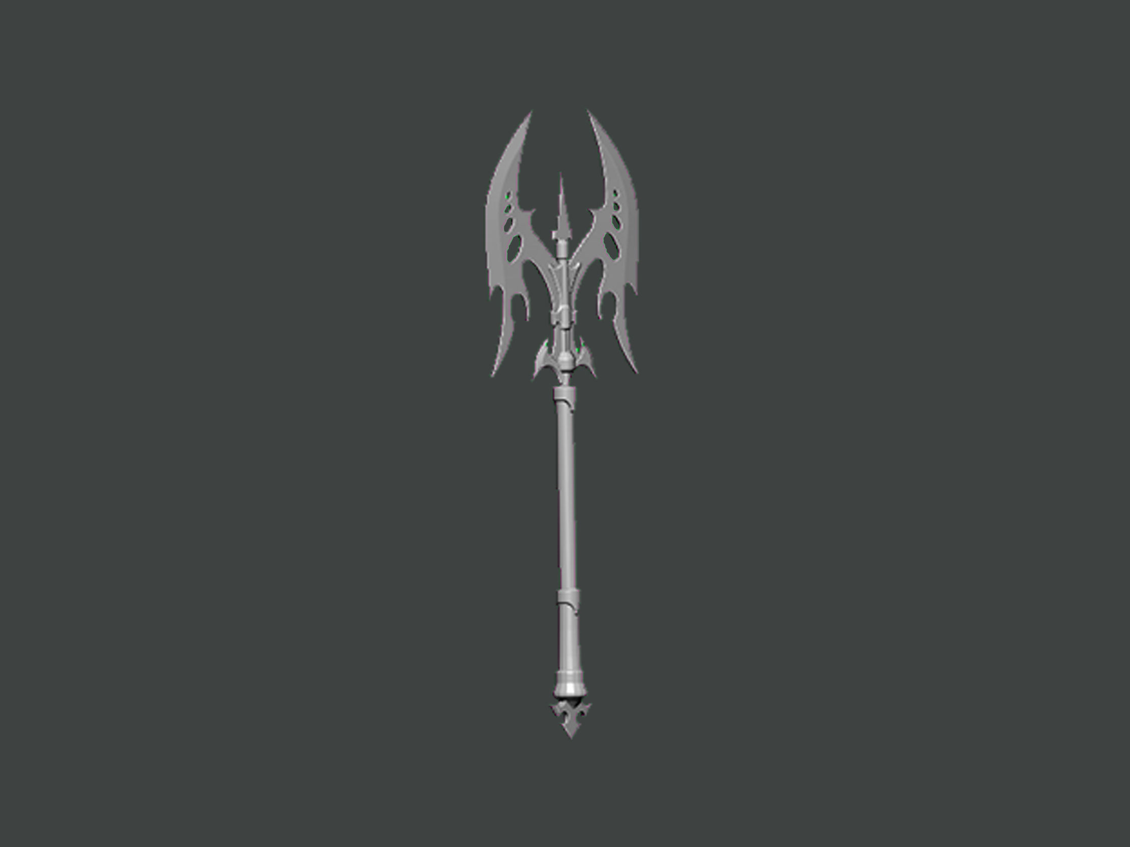 3D Model-AX0001 silver sword 3D print model_1