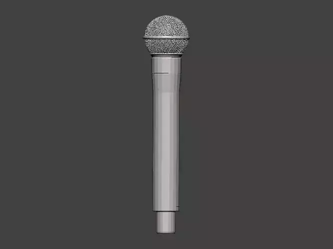 3D Model-MIKE0001 microphone 3D print model