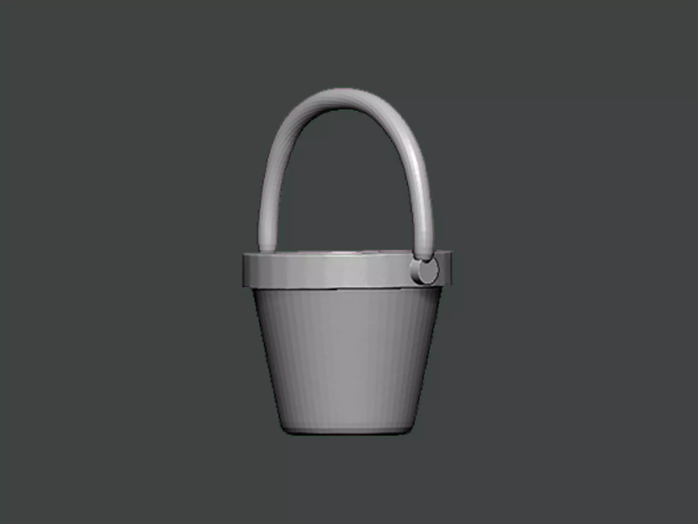 3D Model-BUCKET0001 bucket 3D print model