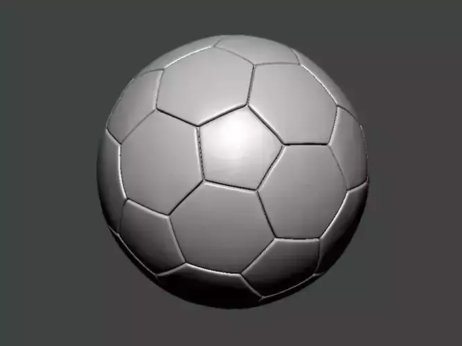 3D Model-FOOTBALL0001 soccer ball