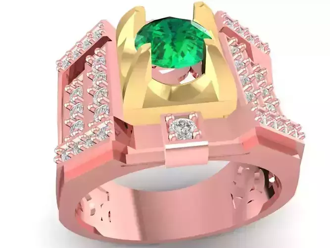 luxury korea diamond ring 2753