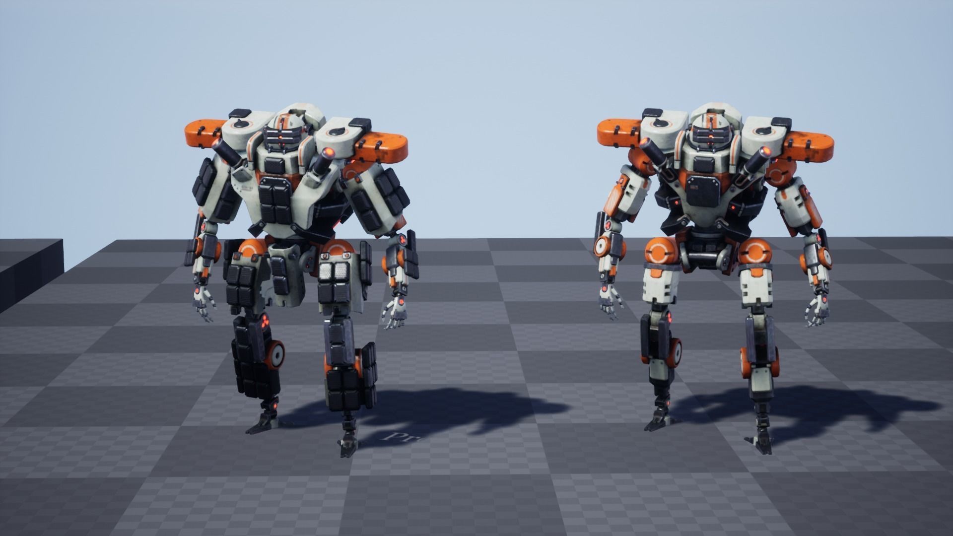 Etasphera07 sci-fi robot Low-poly 3D model_22