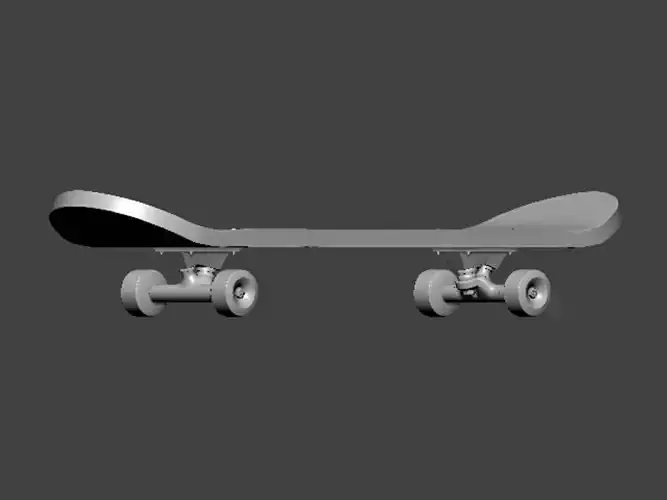 3D Model-SKATEBOARD0001 skateboard 3D print model