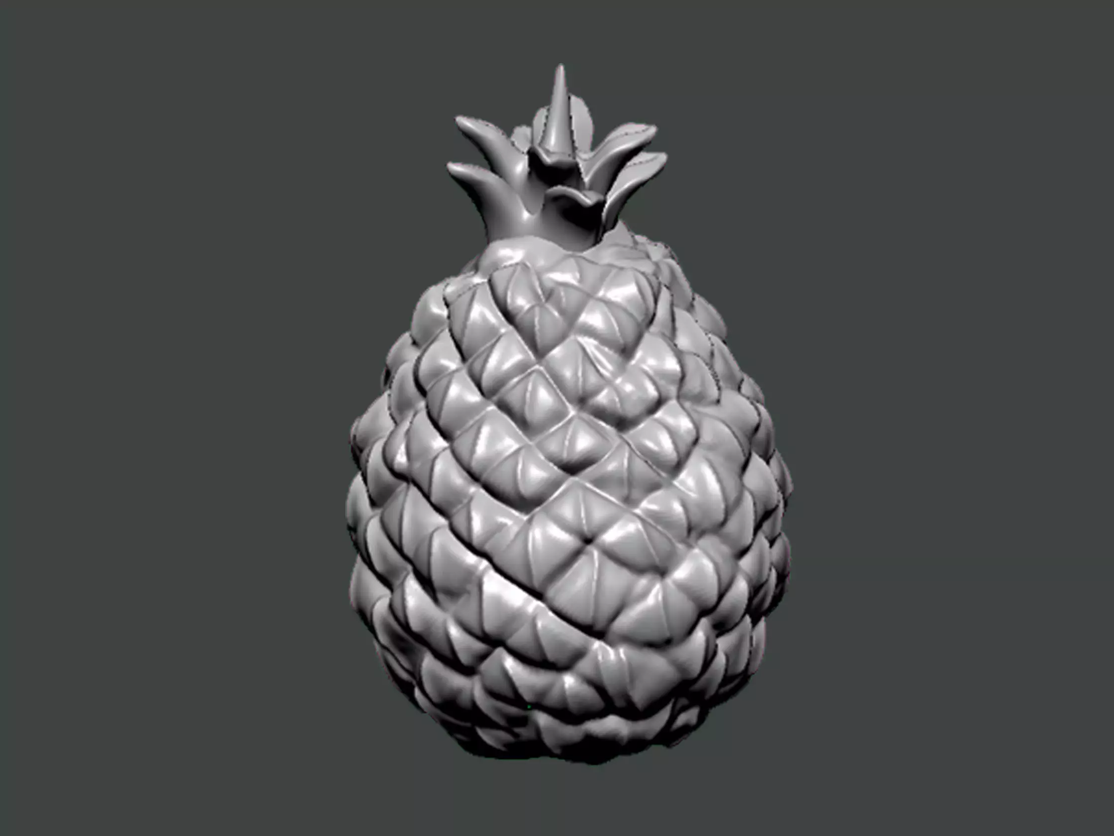 3D Model-PINEAPPLE0001 pineapple 3D print model_0