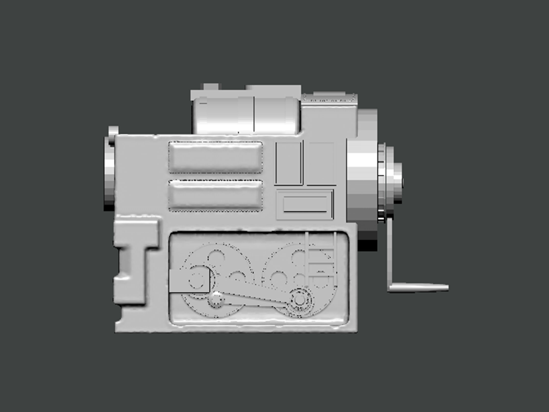 3D Model-PENCIL SHARPENER0001 3D print model_2