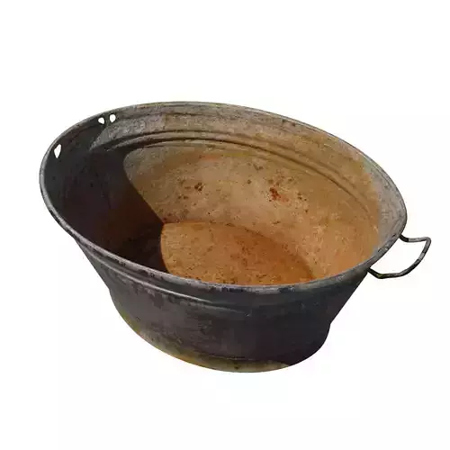 Rusty Farm Bucket 3D