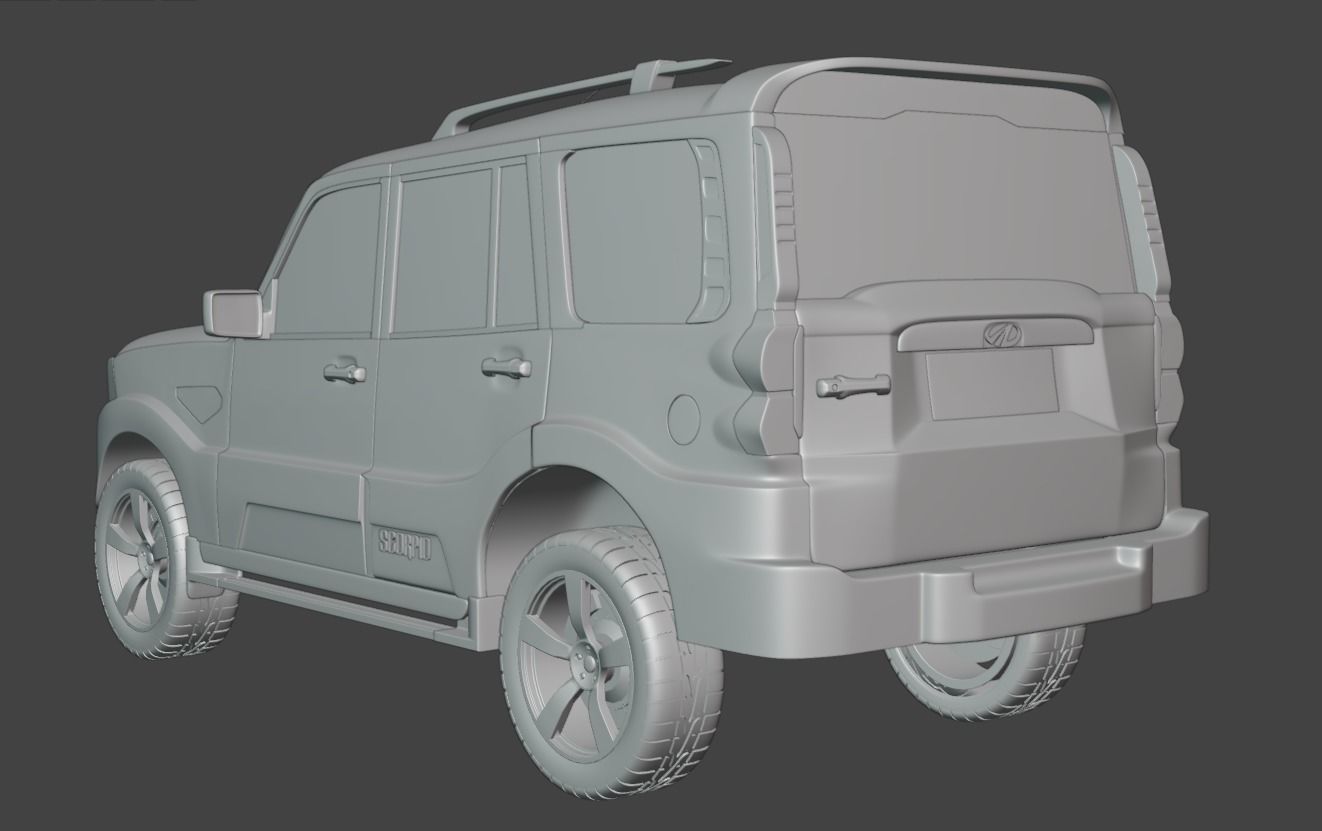 Mahindra Scorpio   3D model_4