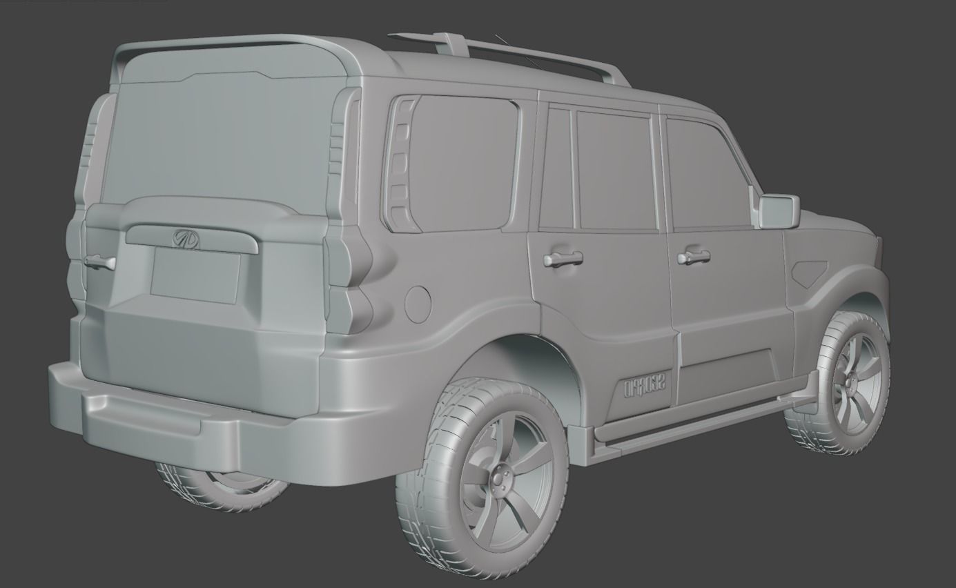 Mahindra Scorpio   3D model_5