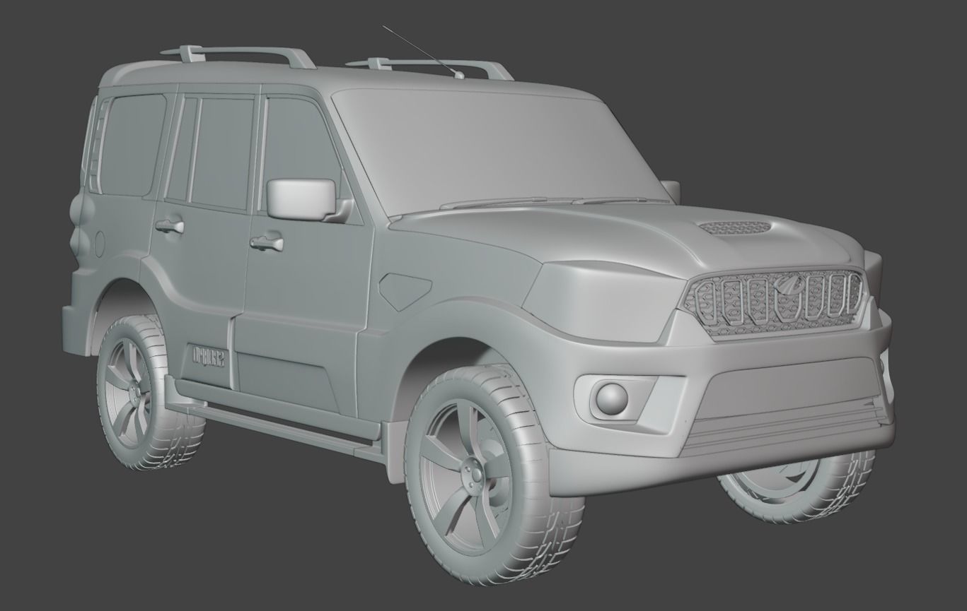 Mahindra Scorpio   3D model_3