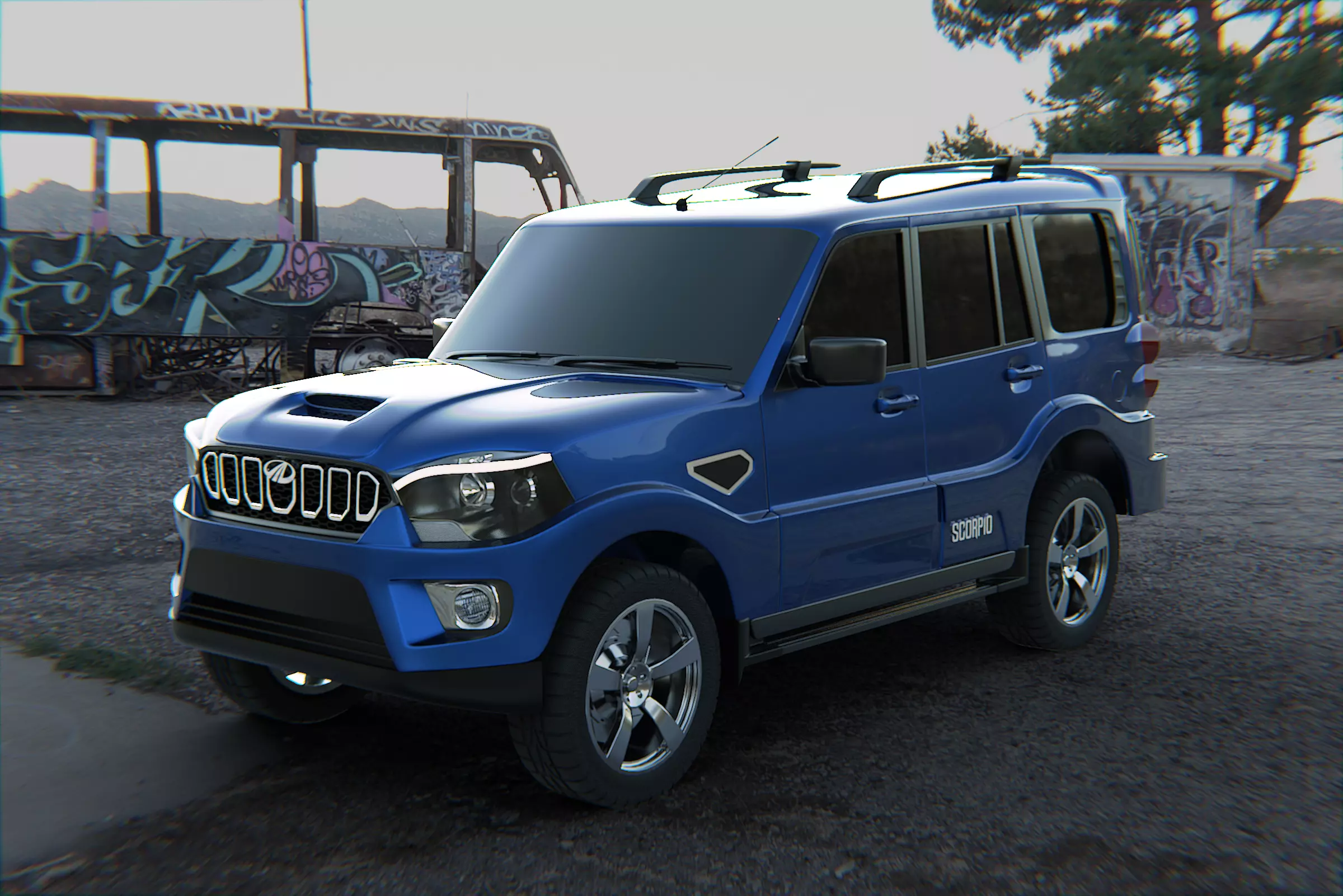 Mahindra Scorpio   3D model_0