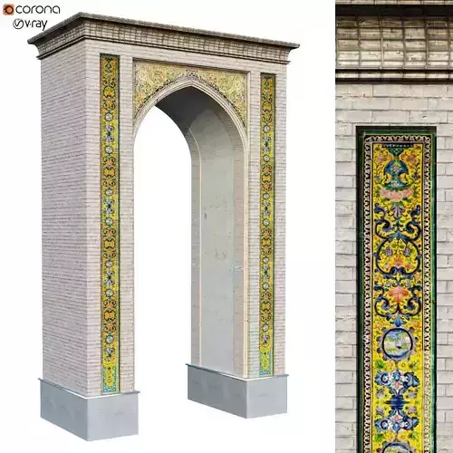 old islamic arabic  turkish arch set 144