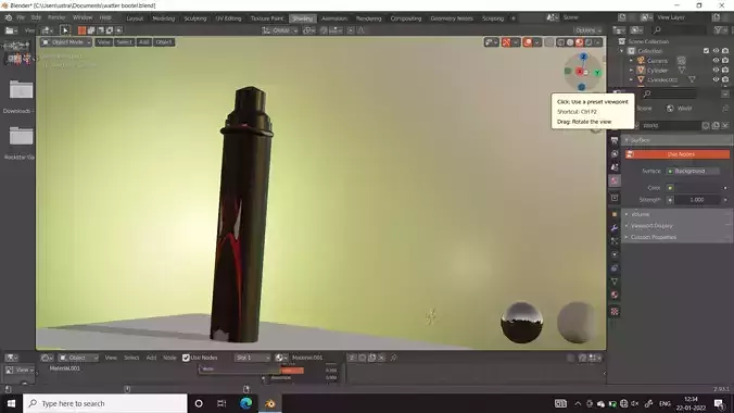 a black water bottel by wallpaper dog 