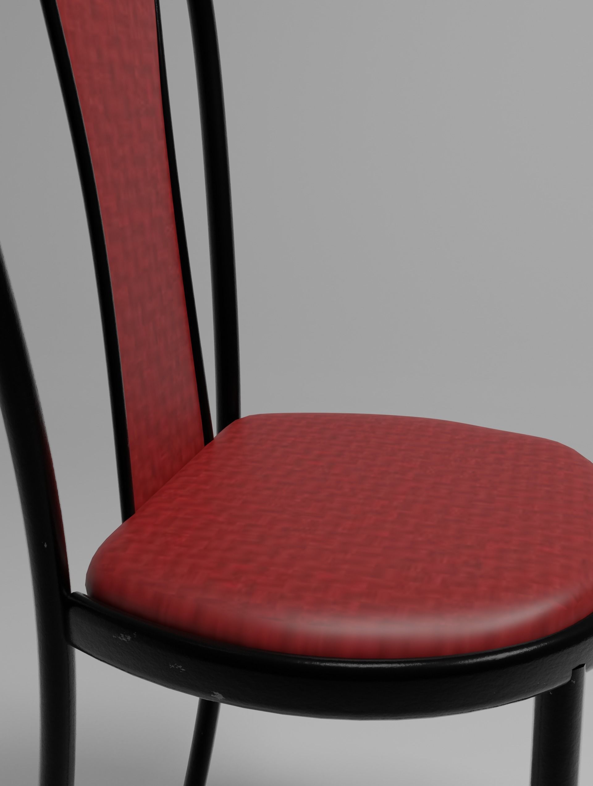 Chair dining 3D model_3