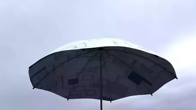 Blue pattern Umbrella