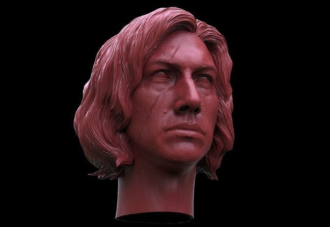Kylo Ren Head 3D print model