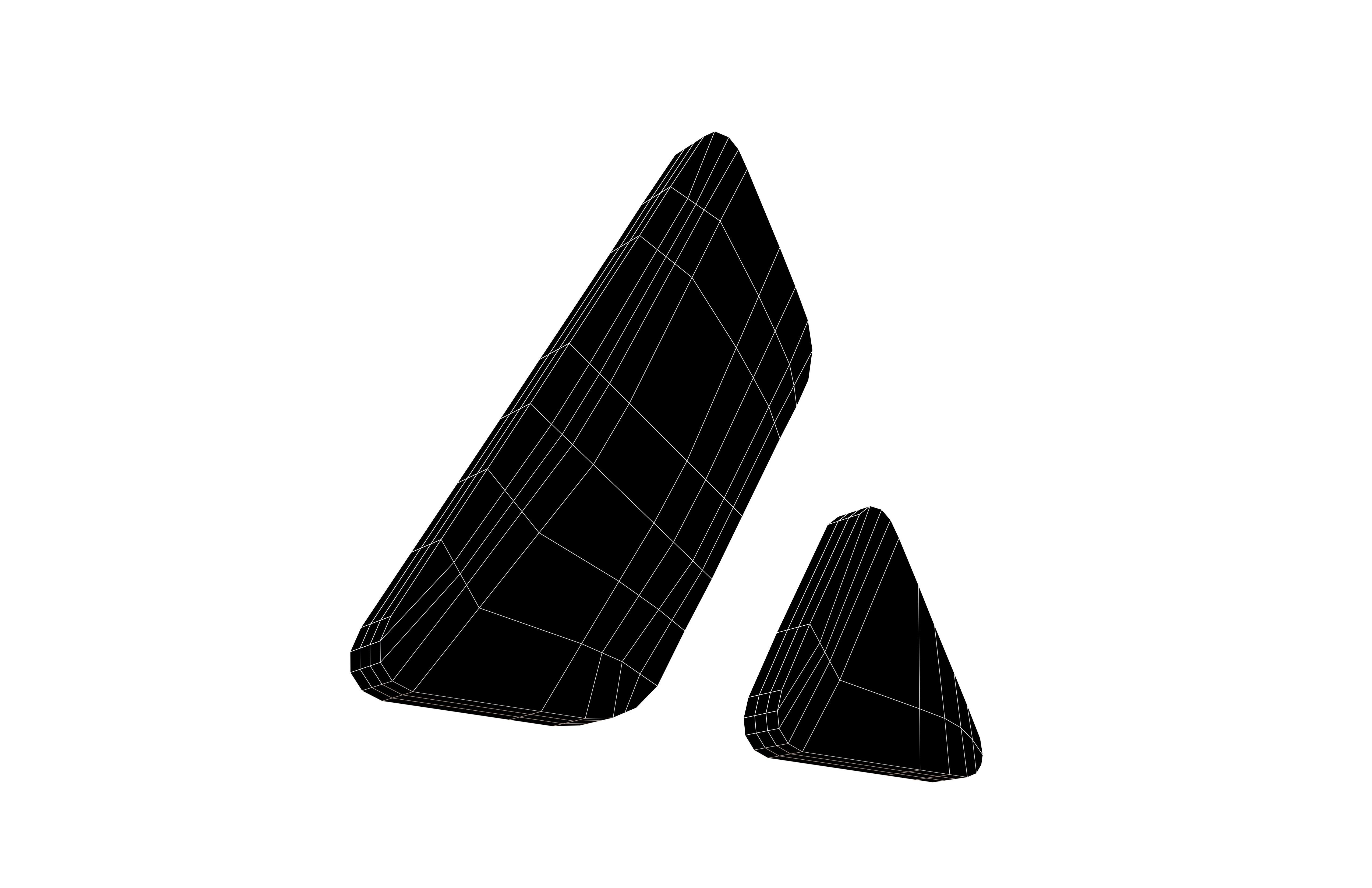 Avalanche Coin v1 001 Low-poly 3D model_8