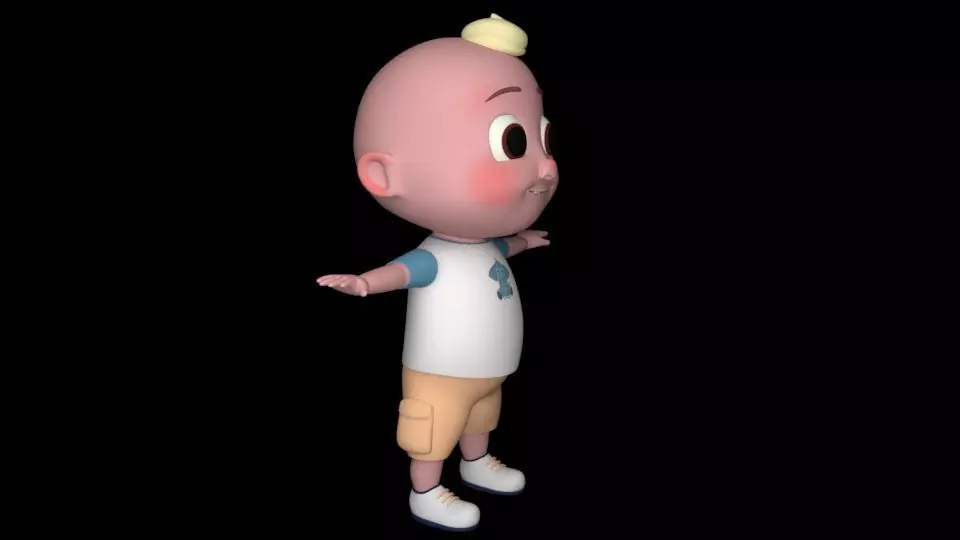 cocomelon 3D character Model Low-poly 3D model
