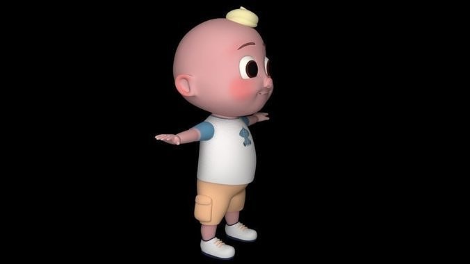 cocomelon 3D character Model Low-poly 3D model