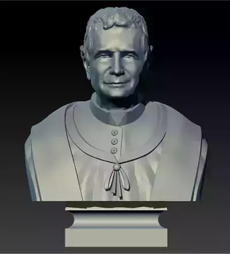 Don Bosco bust 3D print model