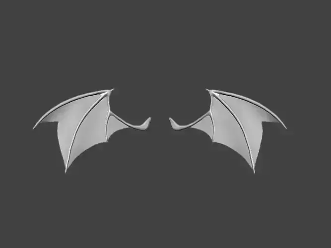 3D Model-WING0004 wings of bat 3D print model