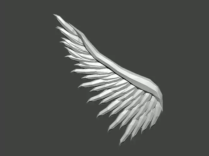 3D Model-WING0005 angel wing