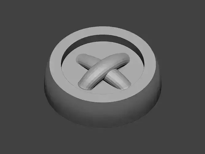 3D Model-BUTTON0002 button 3D print model