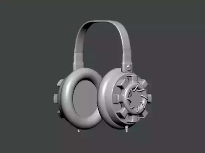 3D Model-HEADPHONES0001 headphones