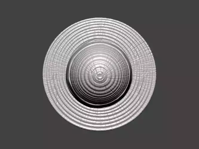 3D Model-HAT0002 circular pattern