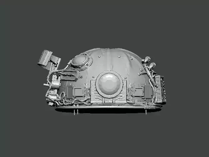 3D Model-HELMET0001 space helmet 3D print model