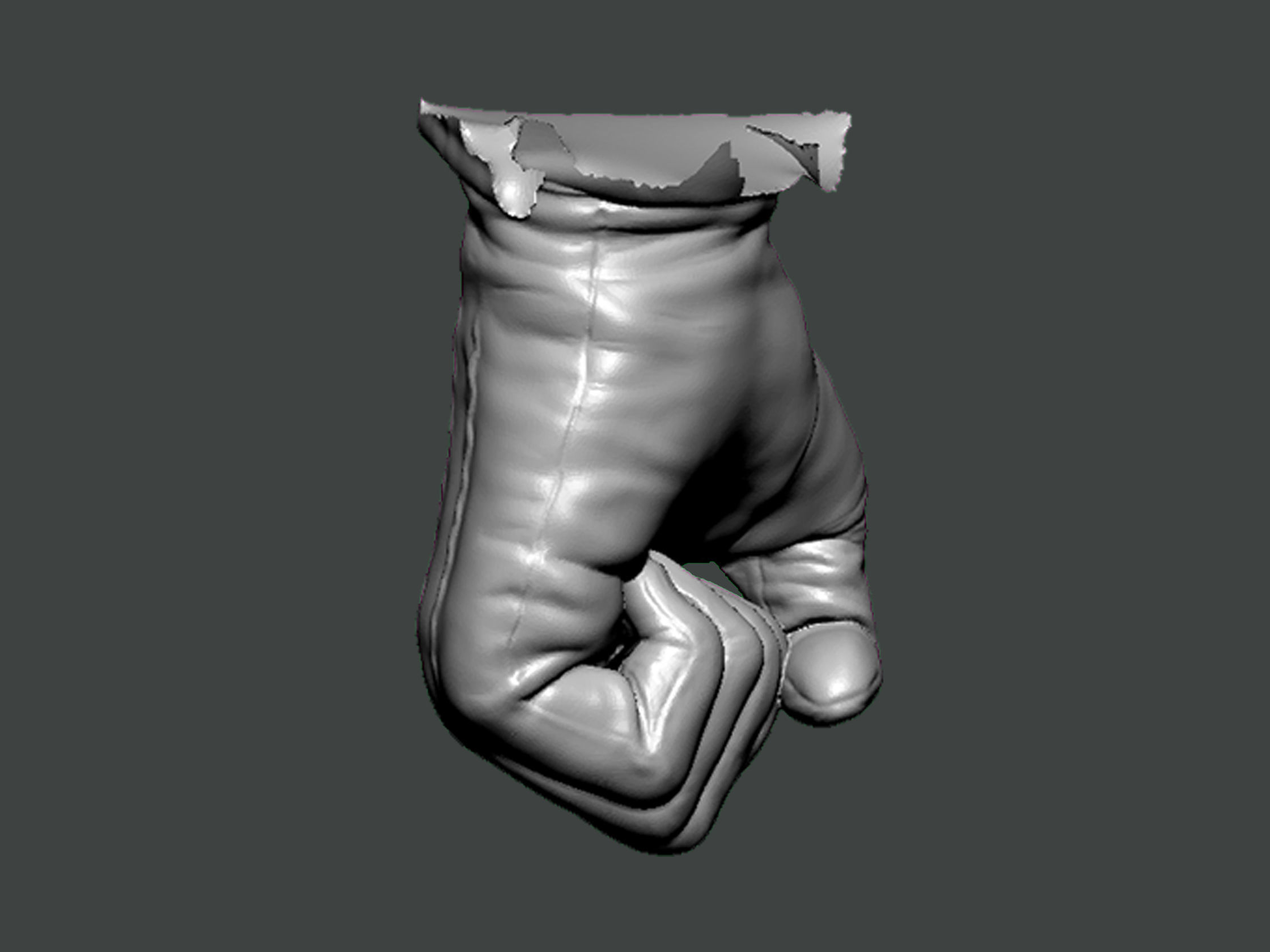 3D Model-GLOVE0002 hand with gloves 3D print model_3