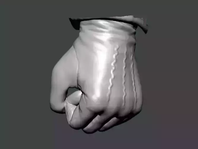 3D Model-GLOVE0002 hand with gloves