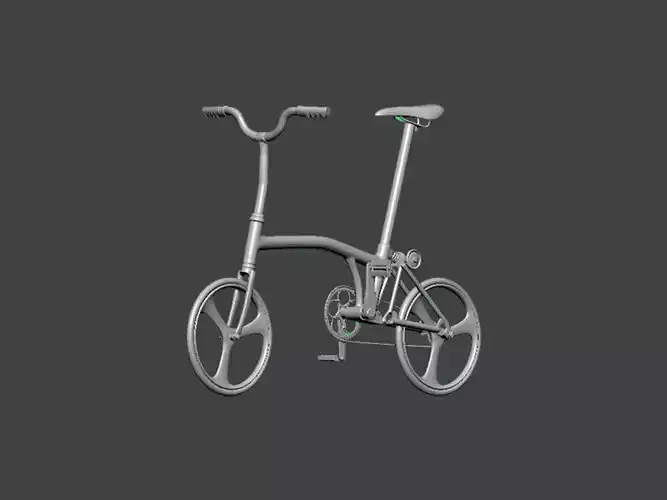 3D Model-BICYCLE0002 folding bike