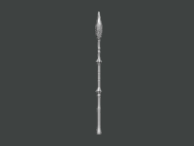 3D Model-STICK0001 sword with long handle 3D print model