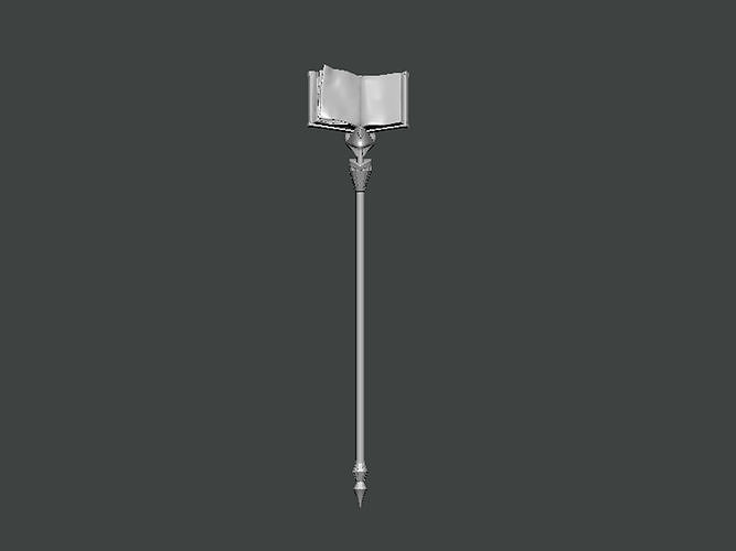 3D Model-STICK0002 silver candlestick 3D print model