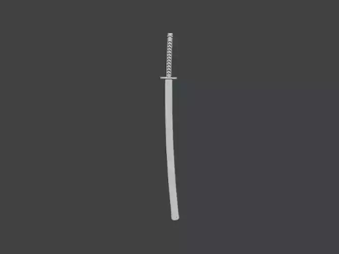 3D Model-SWORD0004 samurai sword