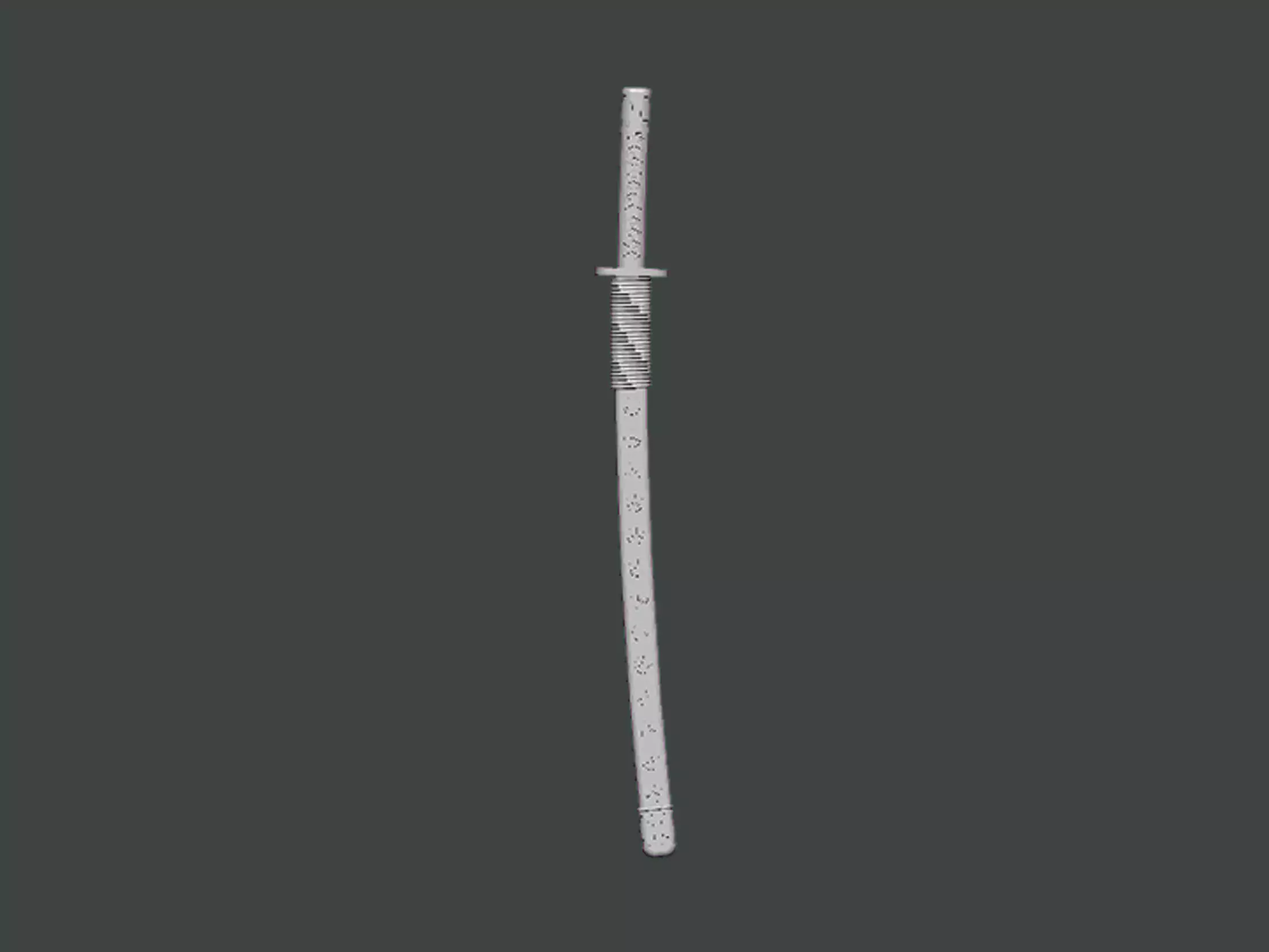 3D Model-SWORD0007 samurai sword 3D print model