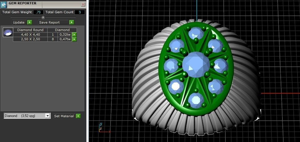 Ring 1066 3D print model_4