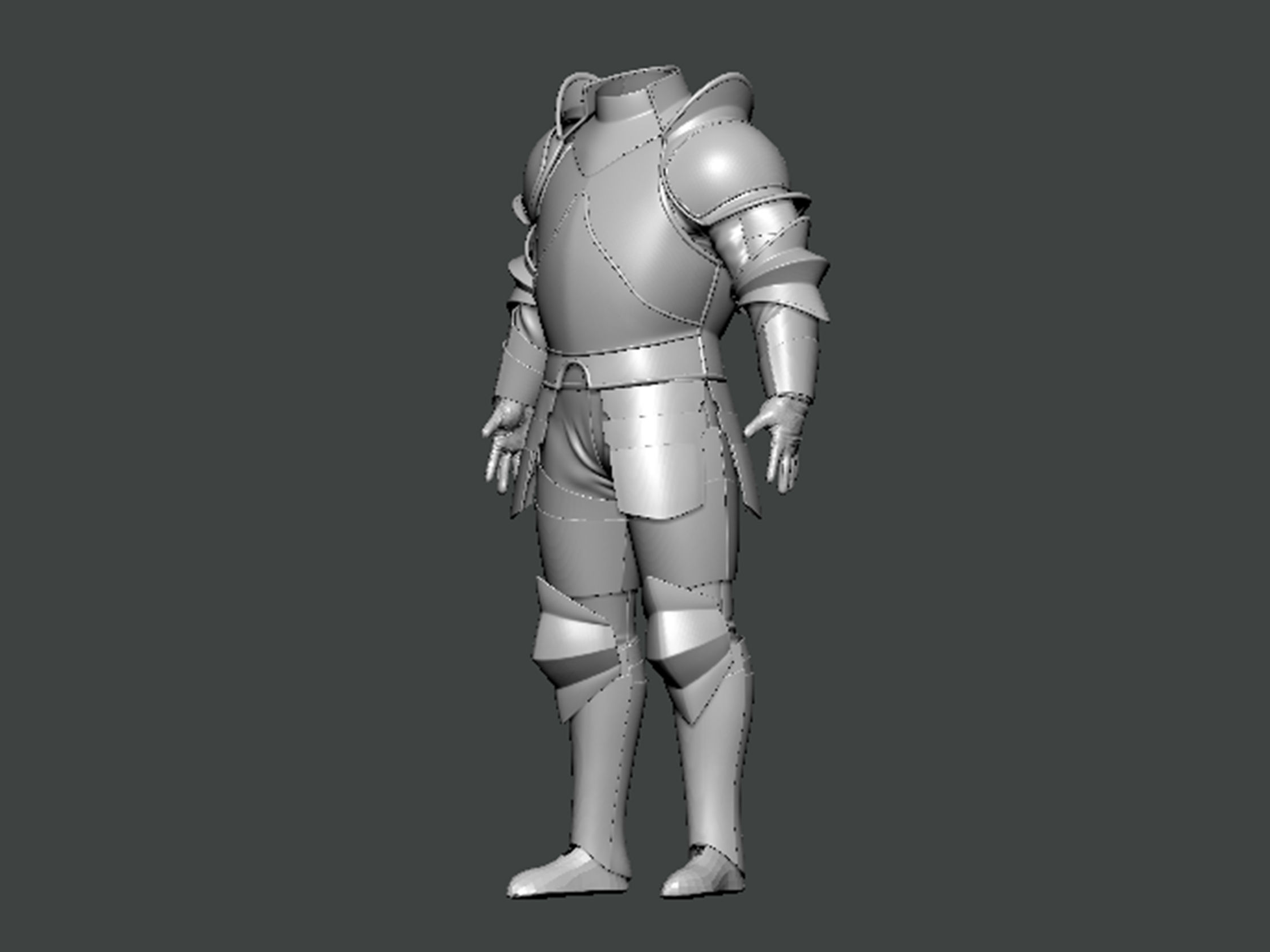 3D Model-ARMOR0003 3D print model_1