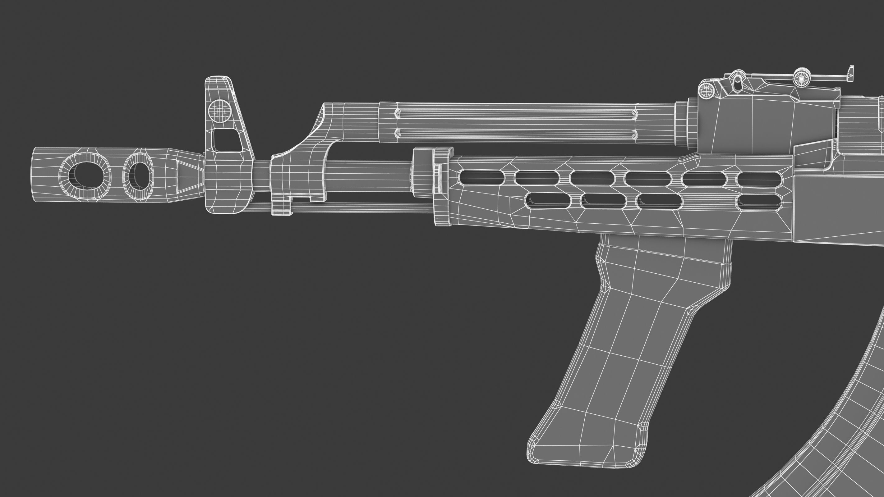 AMD 65 Low Poly  Low-poly 3D model_21