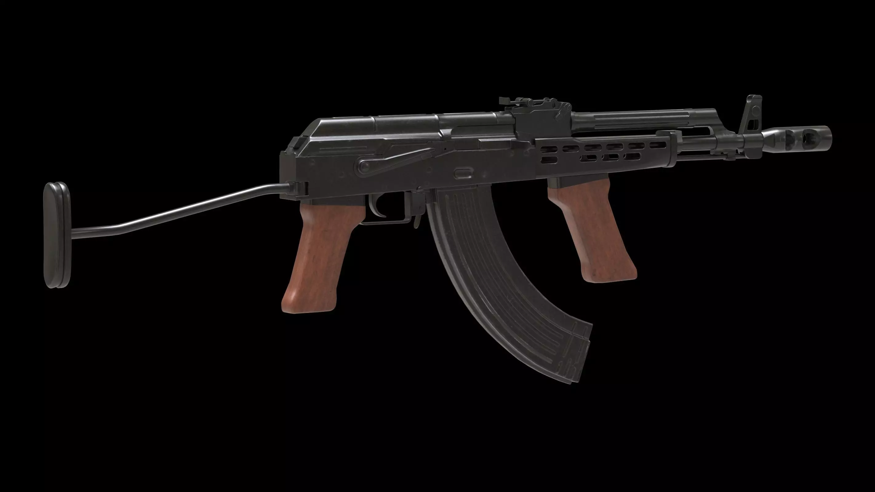 AMD 65 Low Poly  Low-poly 3D model_0