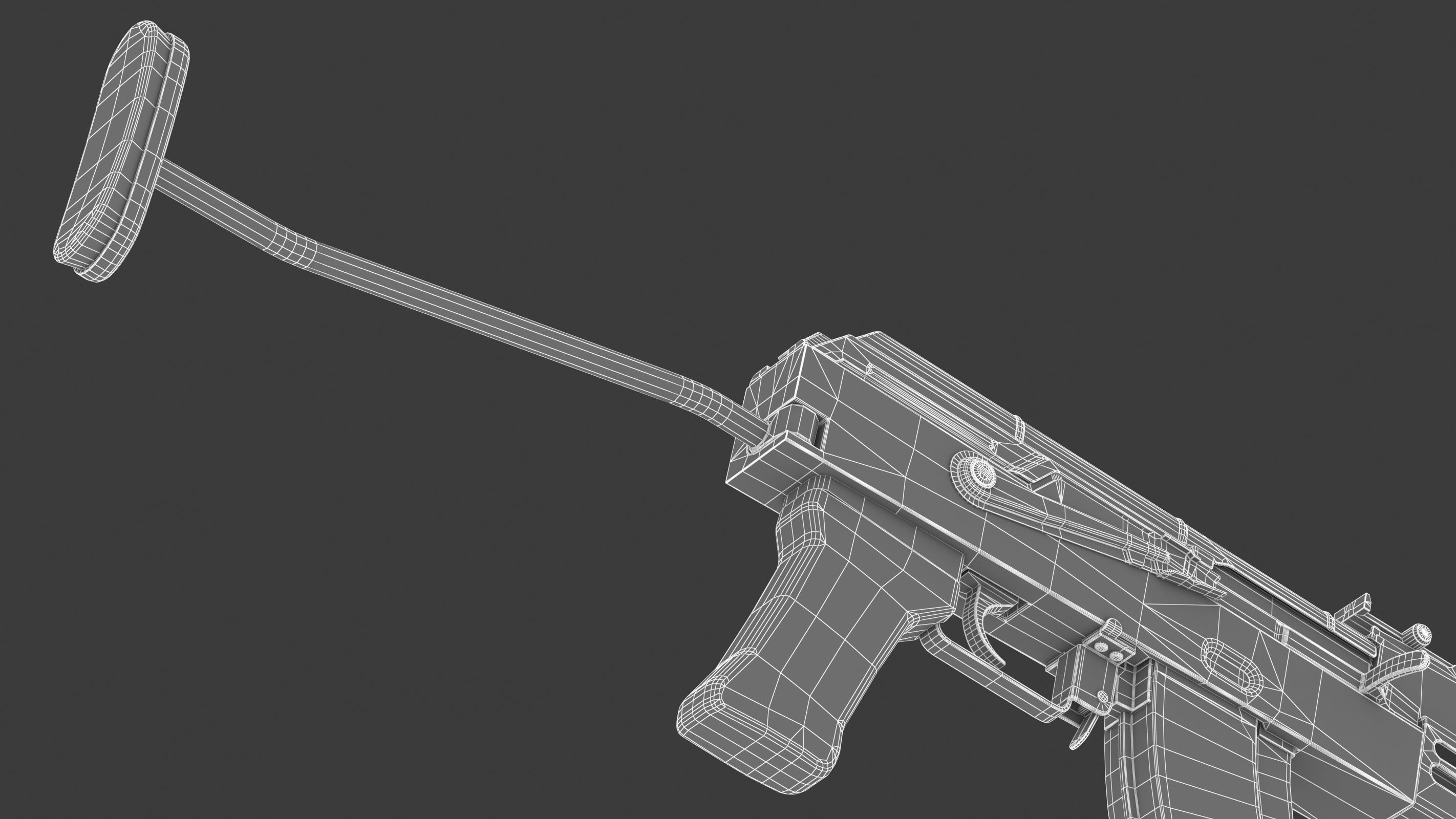 AMD 65 Low Poly  Low-poly 3D model_25