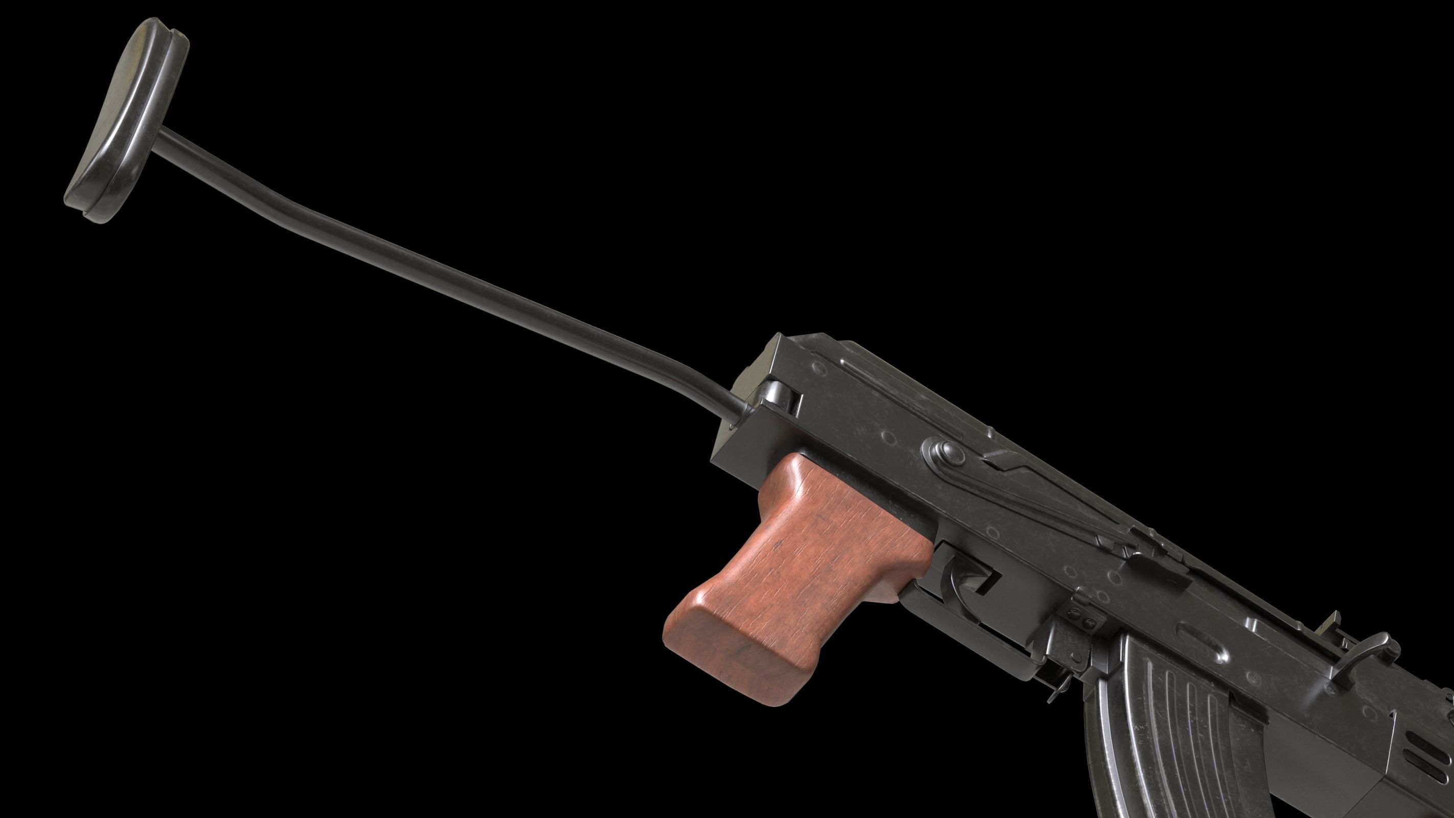 AMD 65 Low Poly  Low-poly 3D model_11