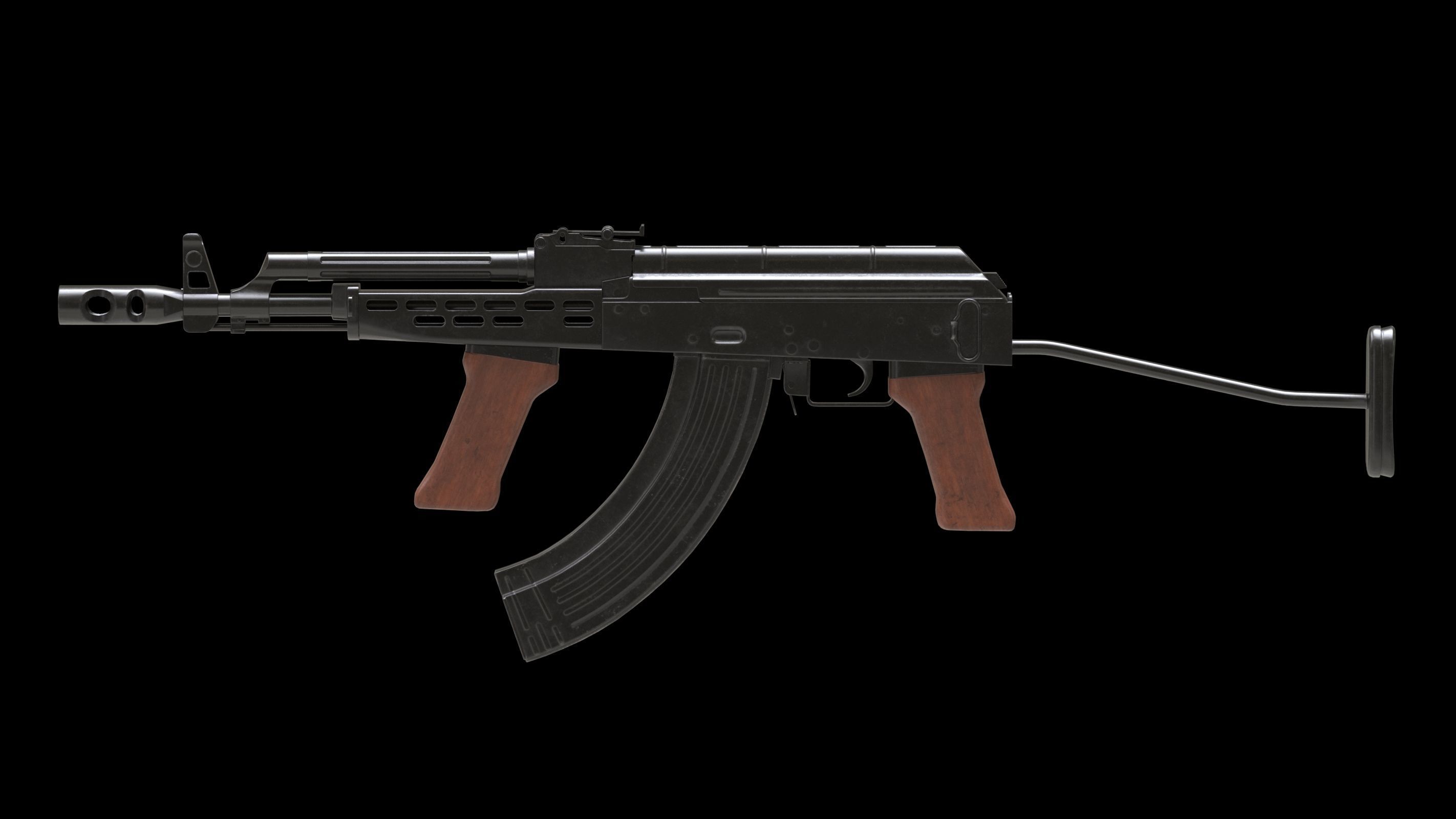 AMD 65 Low Poly  Low-poly 3D model_2