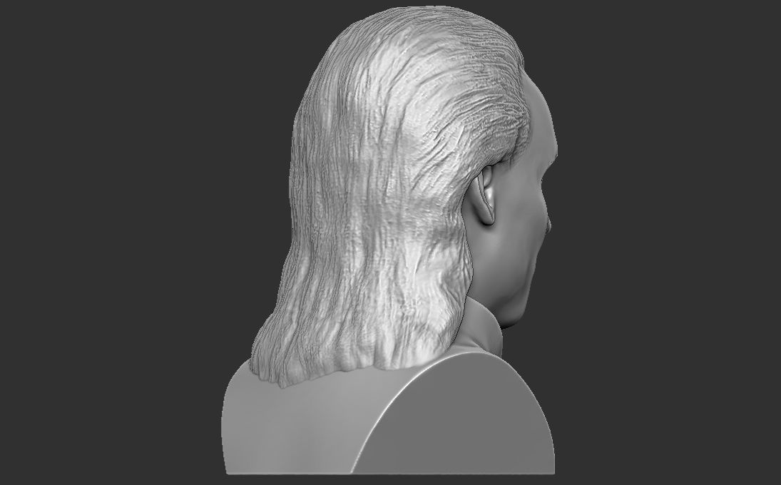 Loki Tom Hiddleston bust for 3D printing 3D print model_8