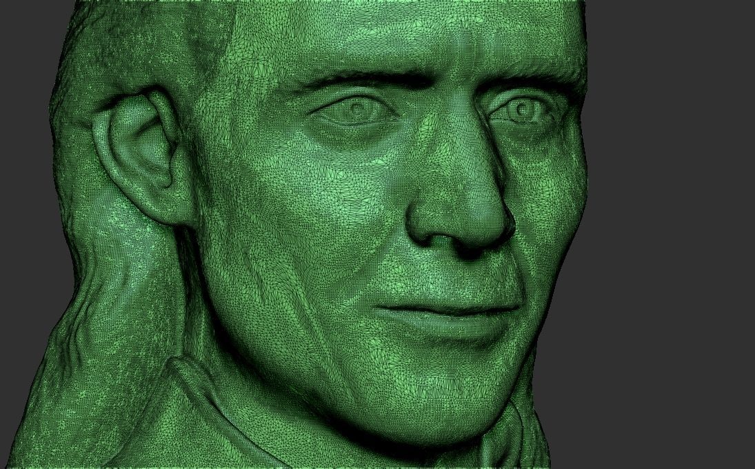 Loki Tom Hiddleston bust for 3D printing 3D print model_25