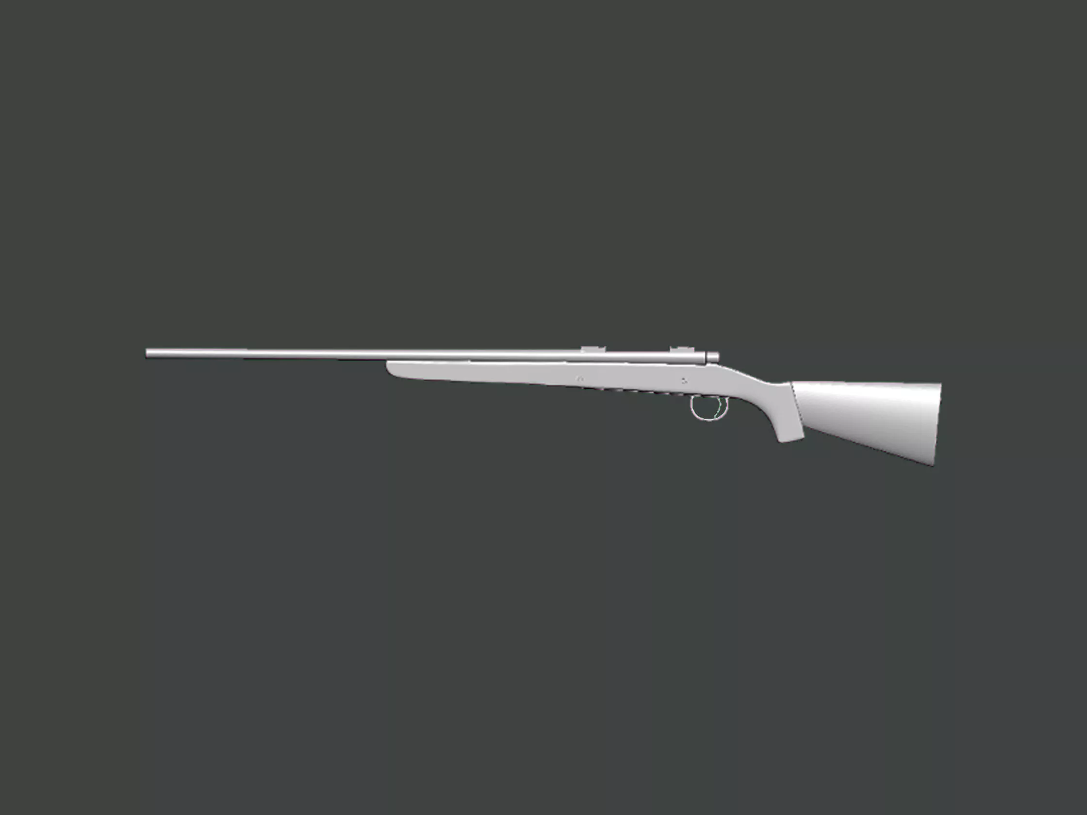 3D Model-GUN0012 rifle 3D print model
