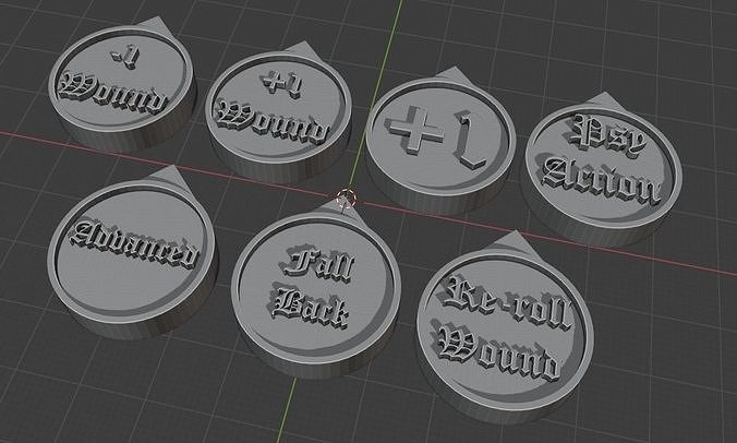 Warhammer 9th Edition Token 3D print model